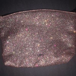 A Pink glitter clutch